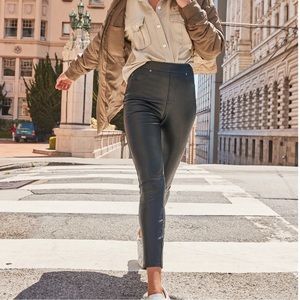 Spanx Leather Like Ankle Skinny Pant